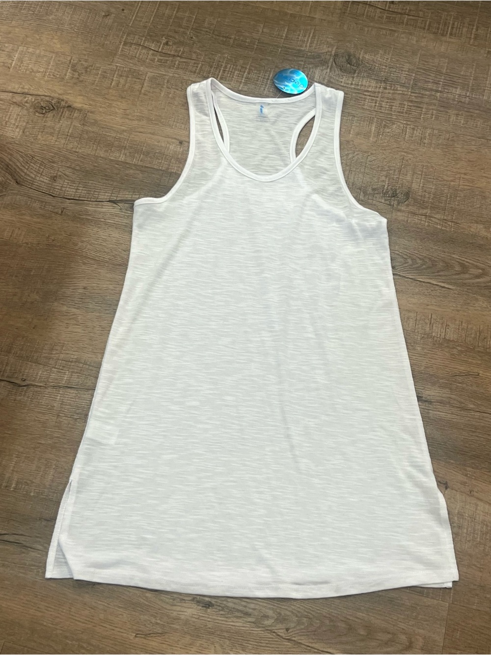 Nwt woman’s xs Decree White Racerback Tank top